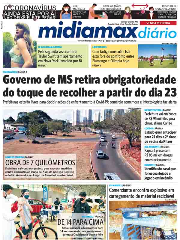 [Confira a edição desta quarta-feira do Midiamax Diário]