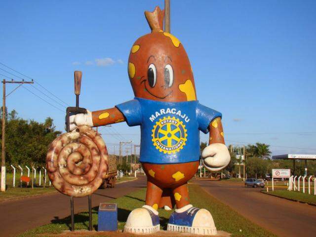 Tradicional Festa da Linguiça é realizada em Maracaju (Foto: Reprodução)