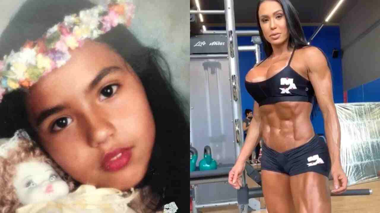 Gracyanne Barbosa criança