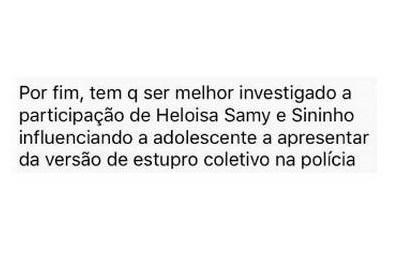 No WhatsApp, delegado desqualifica vítima de estupro coletivo:  'teve relação consentida'
