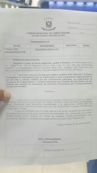 Diante denúncia de golpe, vereadores querem ouvir Elizeu sobre relatório de CPI