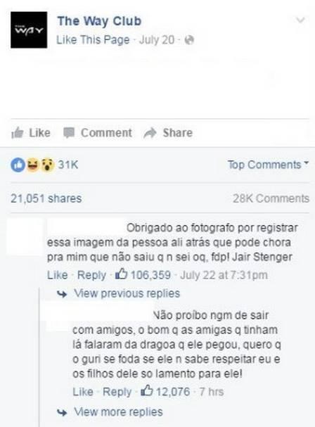 Comentário viralizou / Foto: Reprodução