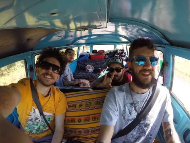 Kombosa precisou de fôlego a cada 30 min na viagem de ida (Arquivo pessoal)