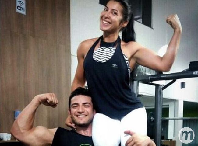 Priscila e o namorado, o fisiculturista João Reis (Reprodução/Instagram)
