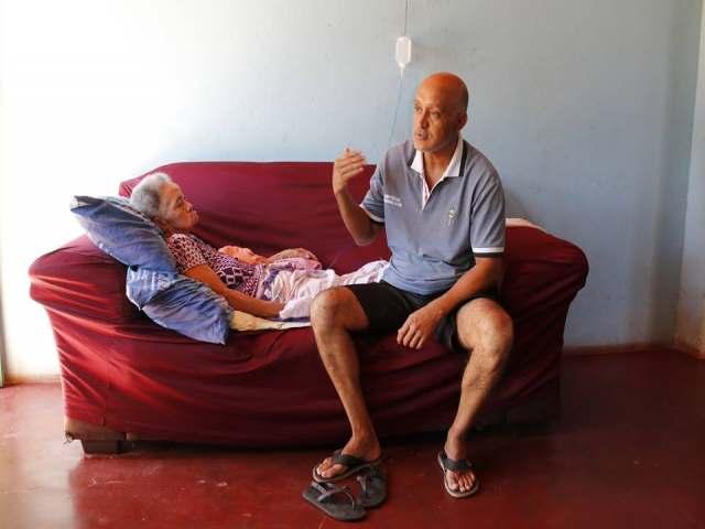Filho elogia atendimento médico domiciliar e remete bom serviço à agente comunitária de saúde