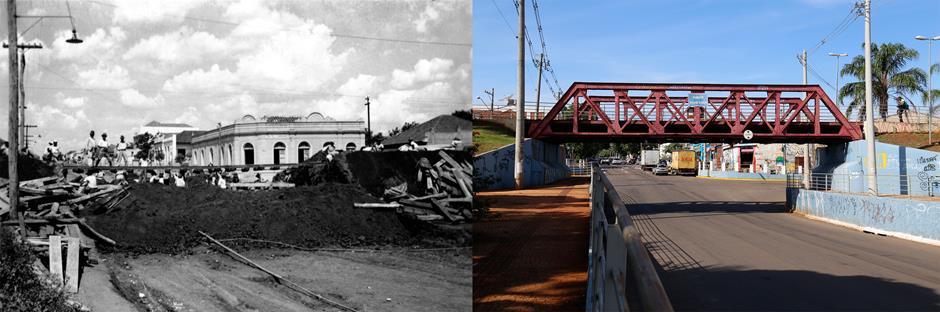 Da construção à restauração, o 'antes e depois' dos trilhos de Campo Grande