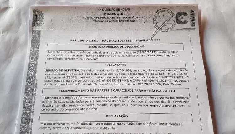 Ex-assessor entrega ao Ministério Público Federal denúncias que incriminam Odilon