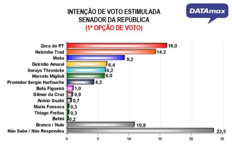 DATAmax: em empate técnico, Nelsinho e Zeca lideram, mas disputa ao Senado está indefinida