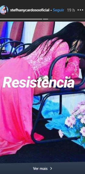 Casamento de Stefhany Absoluta termina em barraco e acusações de roubo