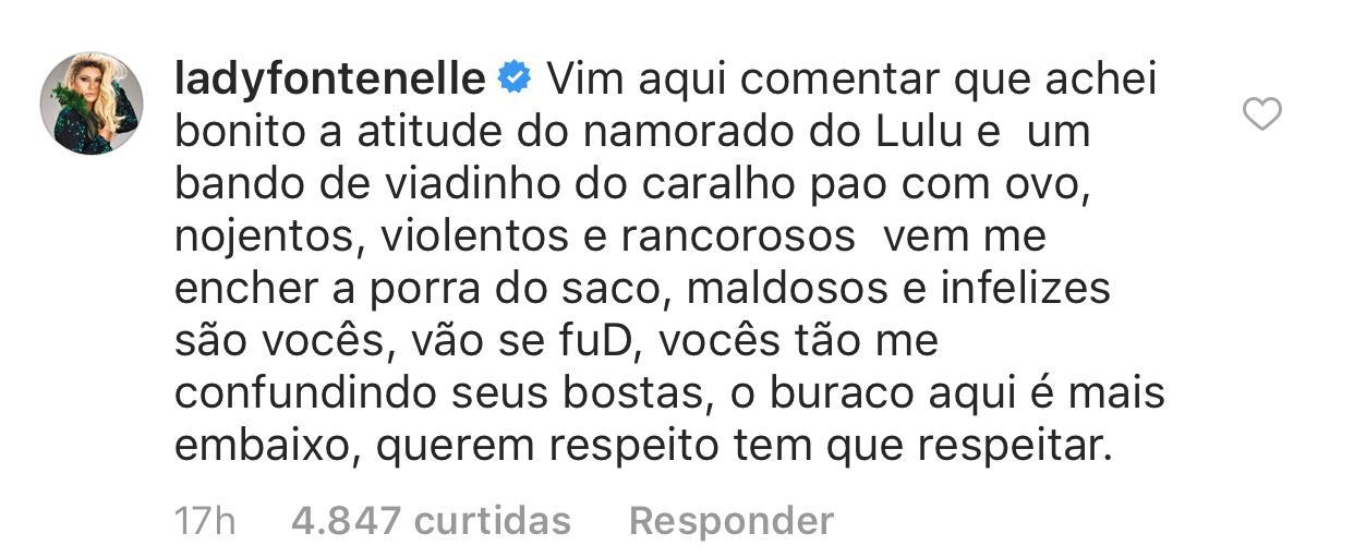 Antonia Fontelle surta e xinga seguidores de "gayzinhos e viadinhos mal caráter"