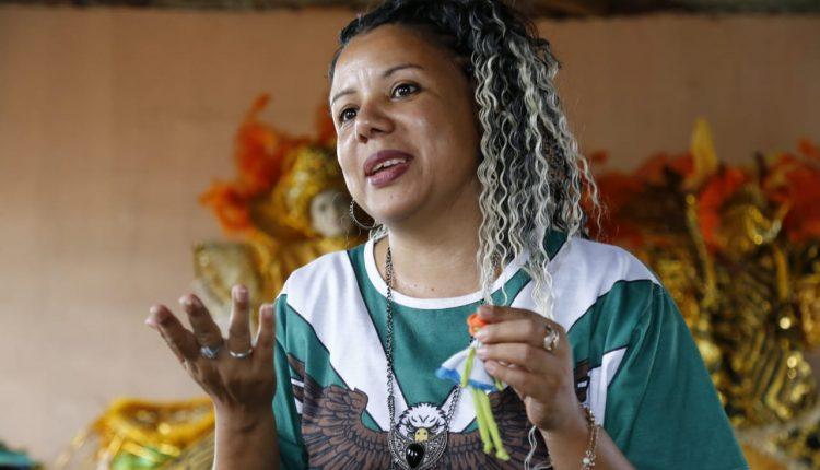 Festa e axé: Escola Unidos do Aero Rancho transforma Avenida em pedaço da Bahia