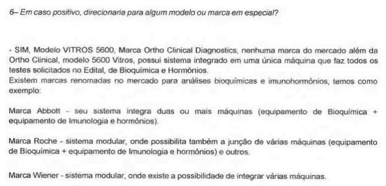 Máquina de exames foi 'quebrada' de propósito para favorecer fornecedor no HRMS, aponta investigação