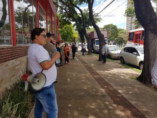 Agentes comunitários voltam a protestar e pedem melhorias nos locais de trabalho