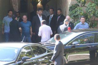 Em churrasco em sua casa, Rodrigo Maia recebe Bolsonaro, Toffoli e Alcolumbre