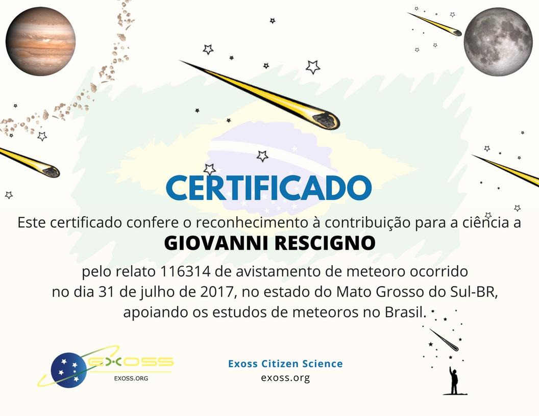 Meteoro cruza o céu na noite do domingo e impressiona campo-grandenses