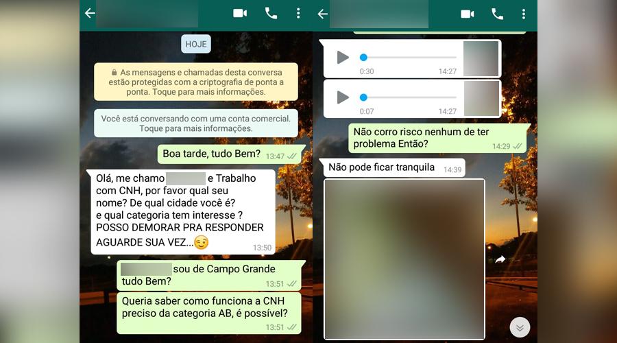 VÍDEO: Por R$ 2 mil, suposto funcionário do Detran-MS vende CNH pelo Whats
