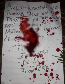 'Justiceiros da fronteira' executam 2 e decepam mão de jovens apontados como ladrões