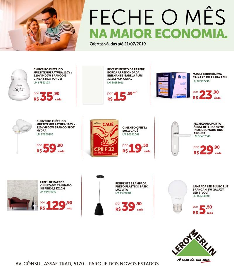 Fim de semana tem Saldão na Leroy Merlin. Últimos dias, aproveite!