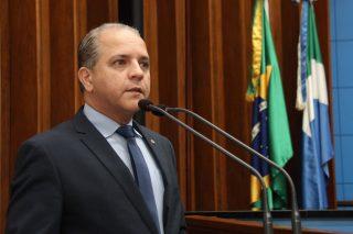 Deputado Coronel David também assinou Congratulação ao Jornal Midiamax pela liderança (Luciana Nassar, ALMS)