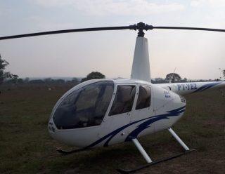 Dois foram presos após pouso irregular de helicóptero usado para carregar drogas