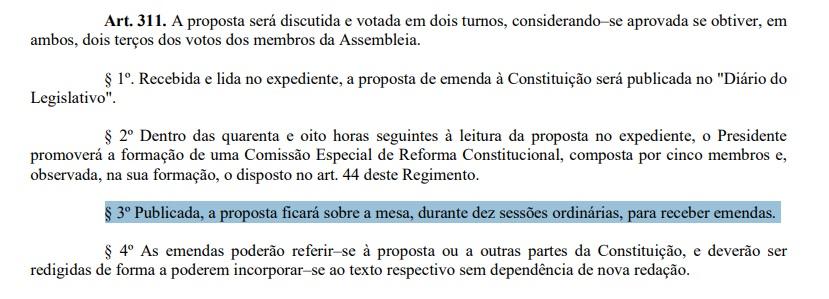 Regimento da ALMS proíbe urgência para PECs e pacote de Reinaldo deve ficar para março