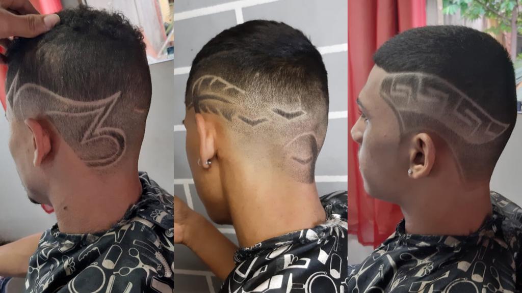 Com barbearia em casa, jovem de 15 anos faz sucesso no São Conrado