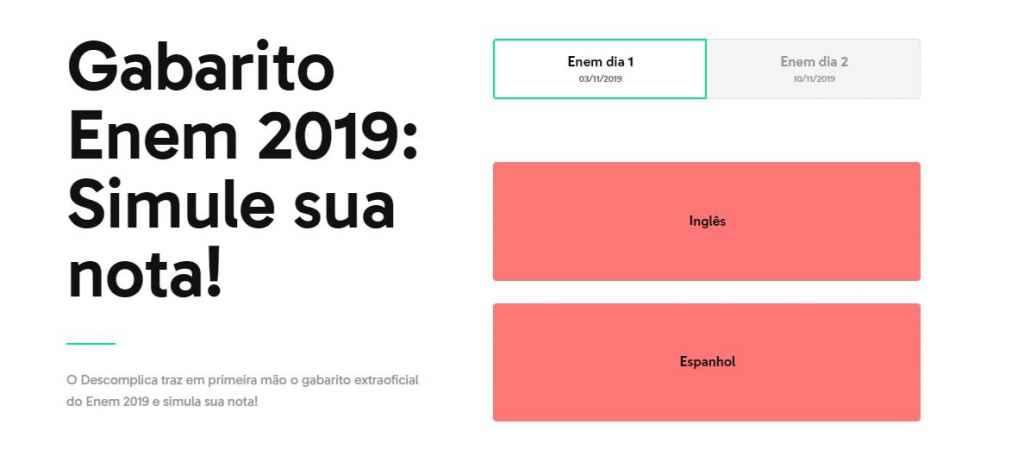 Enem 2019: confira o gabarito extraoficial do primeiro dia de prova