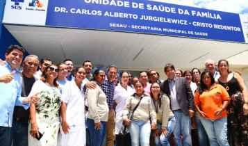 Prefeitura destrava obras paradas desde 2012 e entrega UBSF do Cristo Redentor