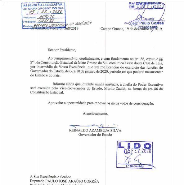 Ofício para 'esquentar' pescaria de Reinaldo descumpre até emenda de outubro, dizem advogados