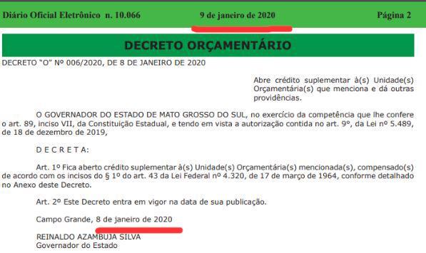 Lambança: para esquentar pescaria, Reinaldo 'aparece' com ofício datado à mão na Assembleia