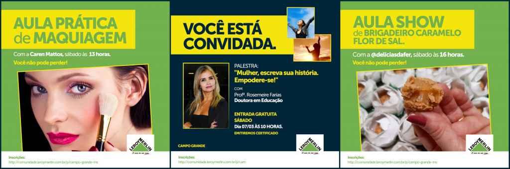 Mulheres têm dia especial na Leroy Merlin, com direito a escova e corte rápido grátis