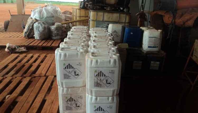 Arrendatário é multado por armazenamento ilegal de agrotóxico e mais 4 crimes ambientais