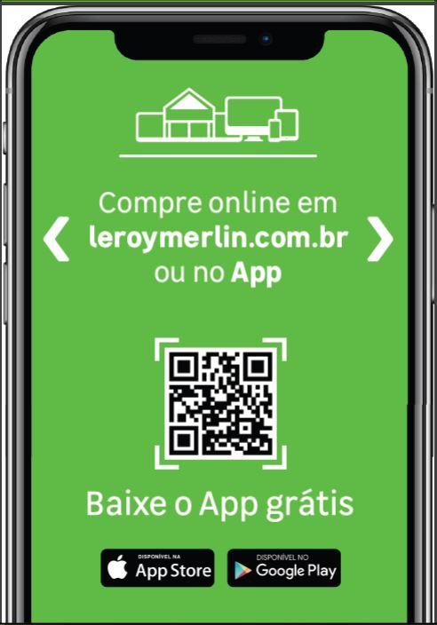 Na Leroy Merlin você compra online, recebe em até 24h ou utilize o Click e Retire em até 2 horas