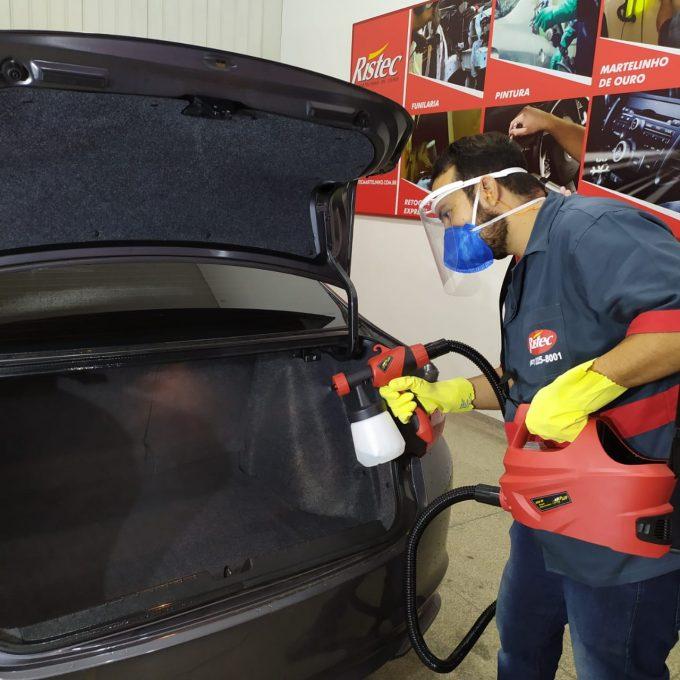 Cuide da higiene de seu carro, na Ristec Martelinho de Ouro ele fica limpo e livre de vírus e bactérias
