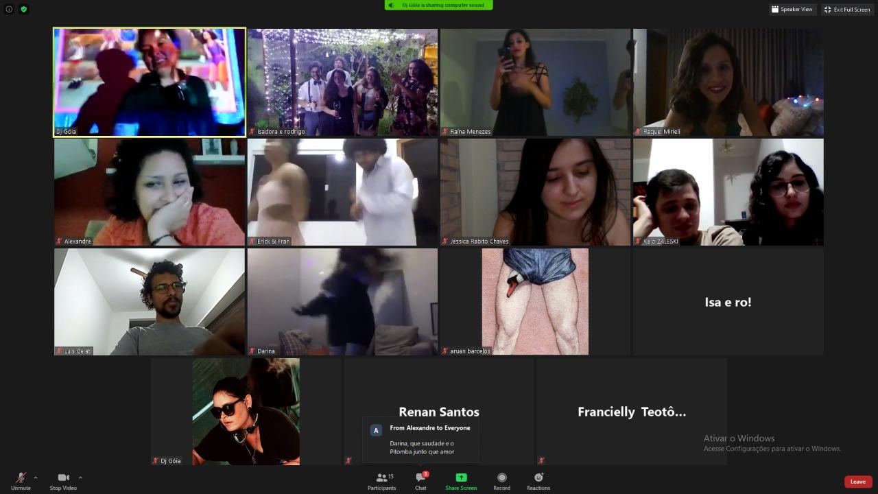 Transmitido em Live, casamento de Rodrigo e Isadora foi do inusitado ao inesquecível
