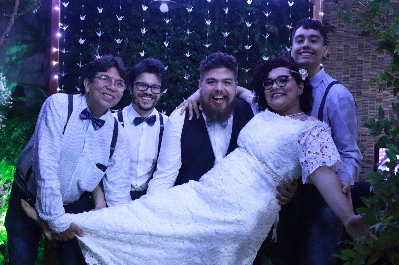 Transmitido em Live, casamento de Rodrigo e Isadora foi do inusitado ao inesquecível