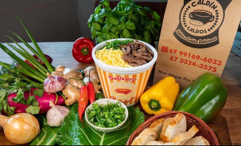 Peça Delivery! Caldin Caldos tem 15 tipos de Caldos, Sobá, Yakisoba e outras delícias