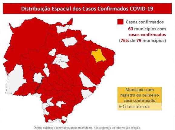 Avanço recorde do coronavírus em MS: 15,7 casos novos por hora e 4,1 mil infectados