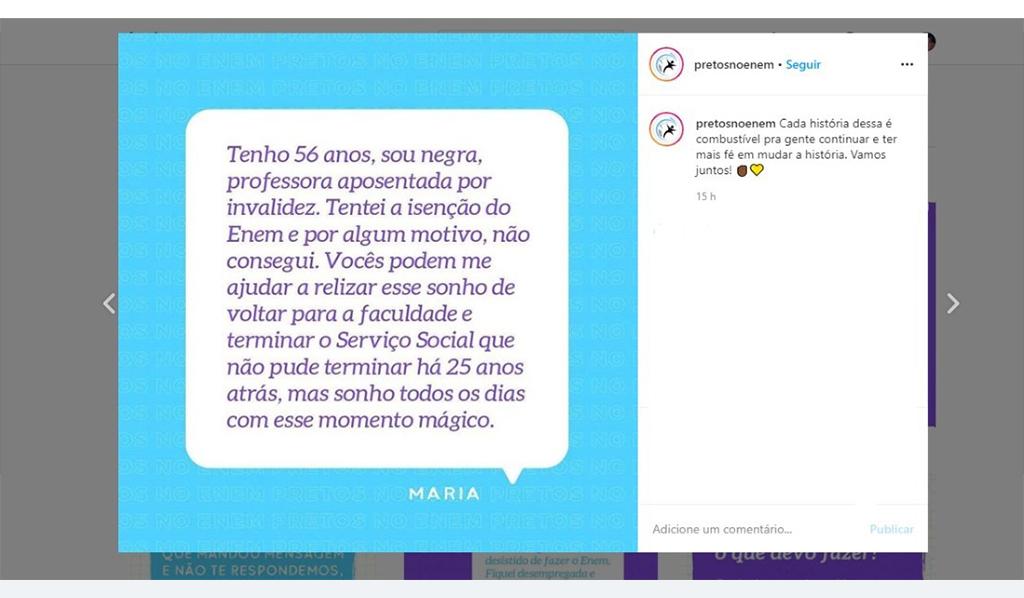 Movimento reúne voluntários dispostos a pagar inscrições do Enem de candidatos negros
