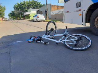 Ciclista atropelado no nova lima