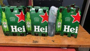 Motorista embriagado é preso quebrando quarentena com 3 fardos de cerveja no carro