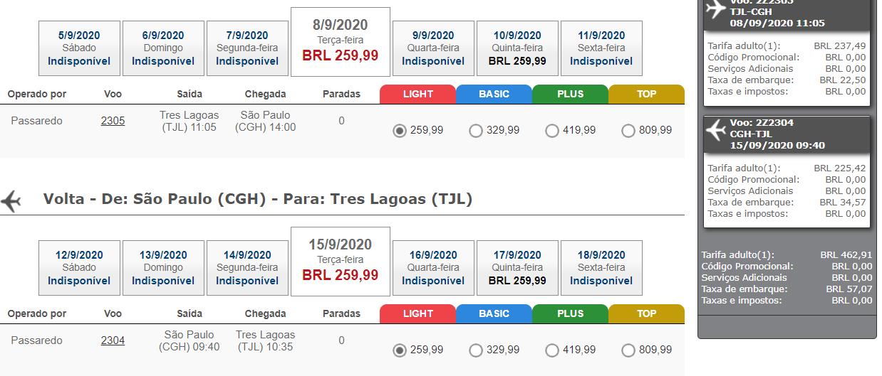 Três Lagoas voltará a ter voos comerciais da VoePass em 8 de setembro