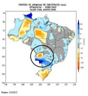 Agosto não deve ter chuva em Campo Grande e tempo seco pode agravar pandemia