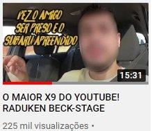 'X9' : Após apreensão de ‘carrões' e droga, youtubers trocam acusações em vídeos