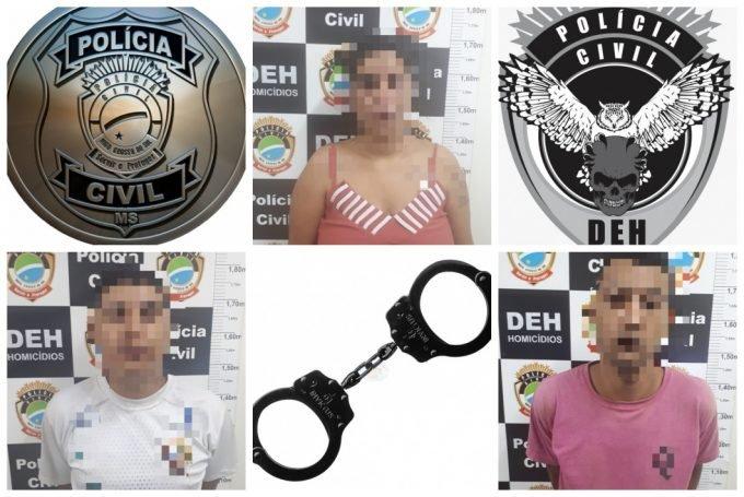Trio que executou e queimou Ricardo em colchão é preso em Campo Grande