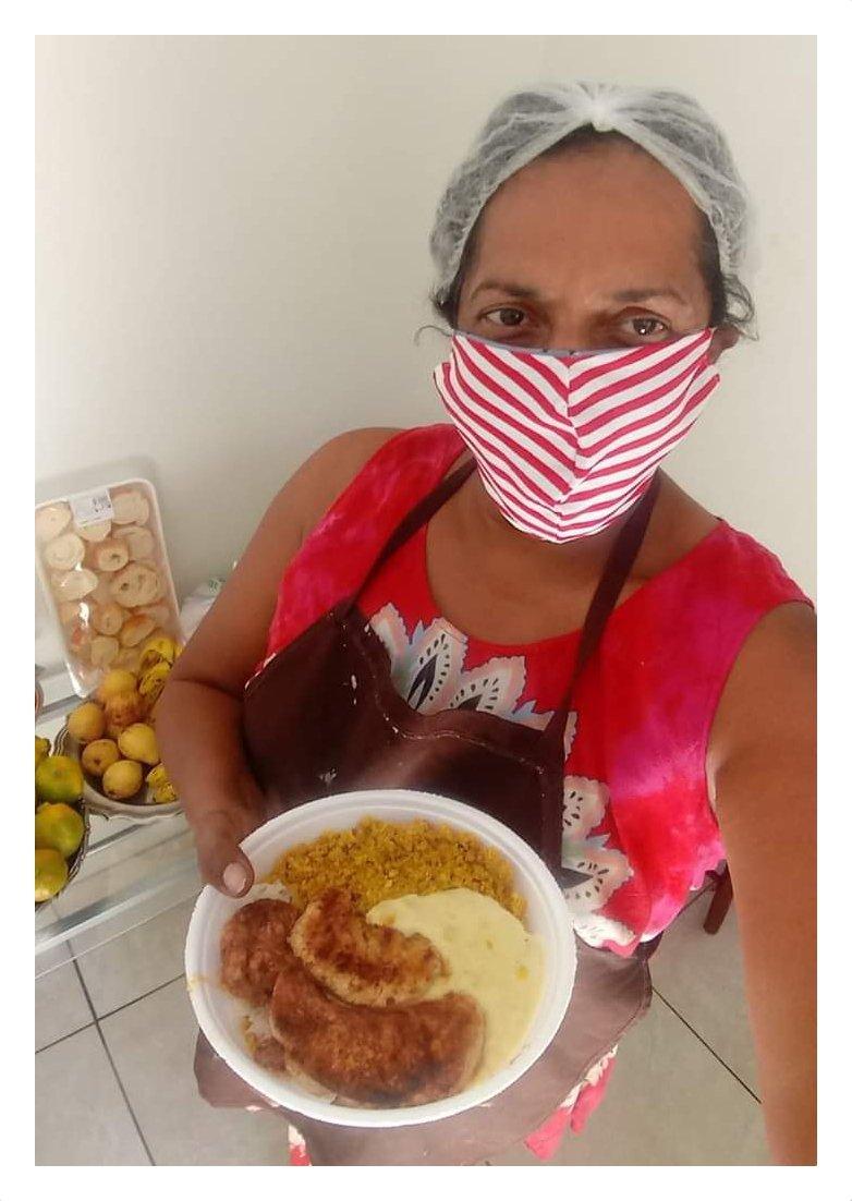 Disposta a recomeçar artista se reinventa e investe em salgados durante a pandemia