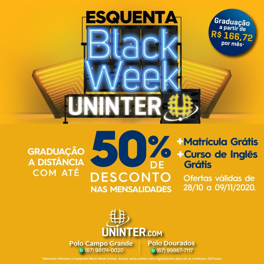 Esquenta Black Week: Centro Universitário oferece até 50% de desconto nas mensalidades