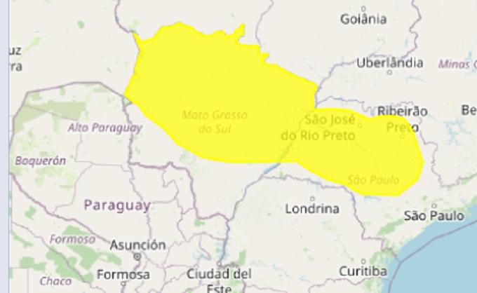 MS pode ter umidade próxima a do deserto do Saara neste sábado, alerta Inmet