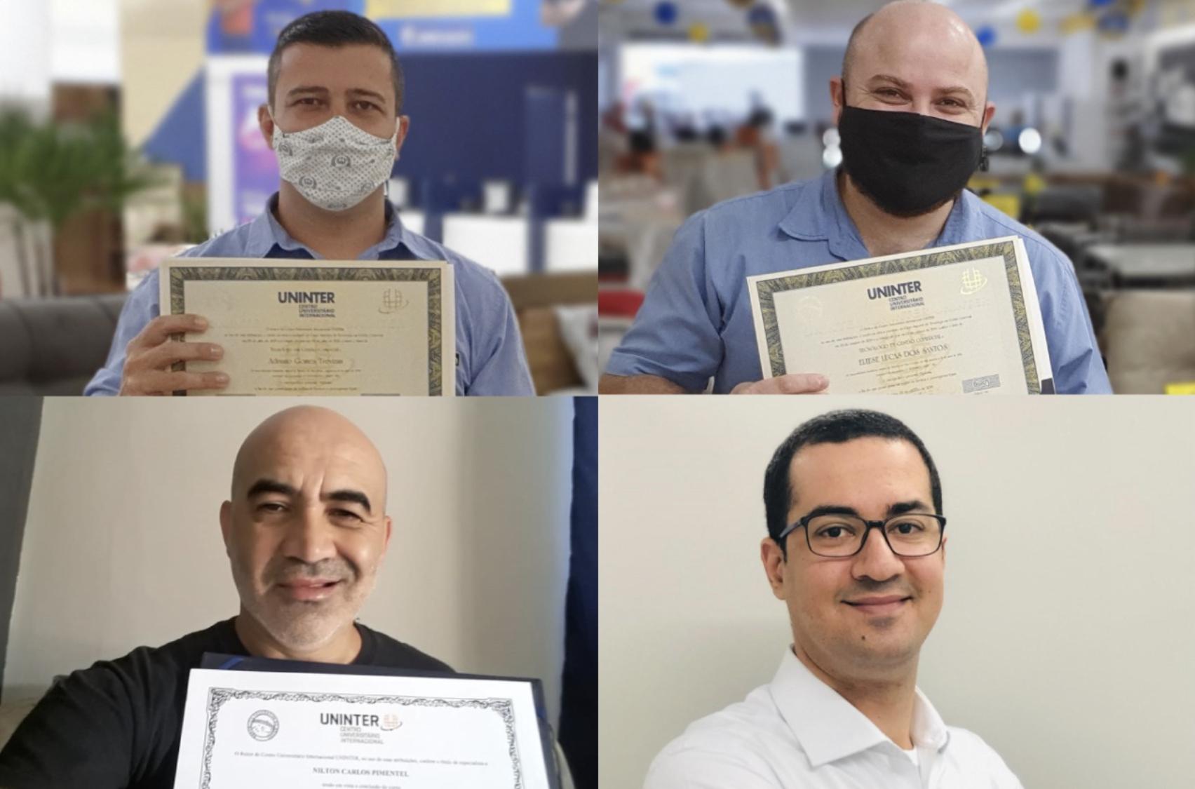 Histórias inspiradoras UNINTER: como o estudo transformou a vida de mais de 30 funcionários da mesma empresa