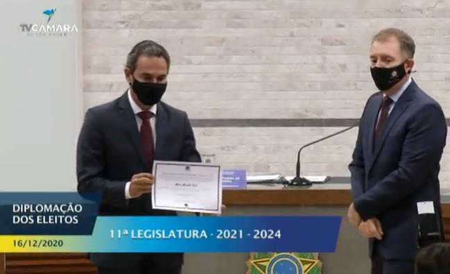 Marquinhos Trad, Diplomação, TRE-MS, Eleições 2020